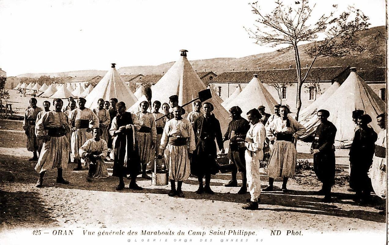 Oran - Camp Saint-Philippe - 2e Zouaves - Marabouts.jpg
